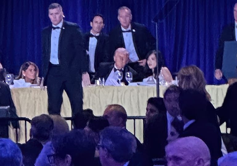 Trump unharmed as gunman fires shots toward White House correspondents’ dinner