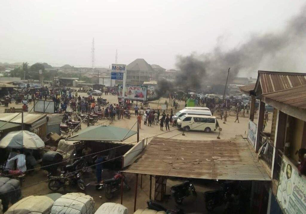 19833 New naira protest in Ore 19833 New naira protest in Ore