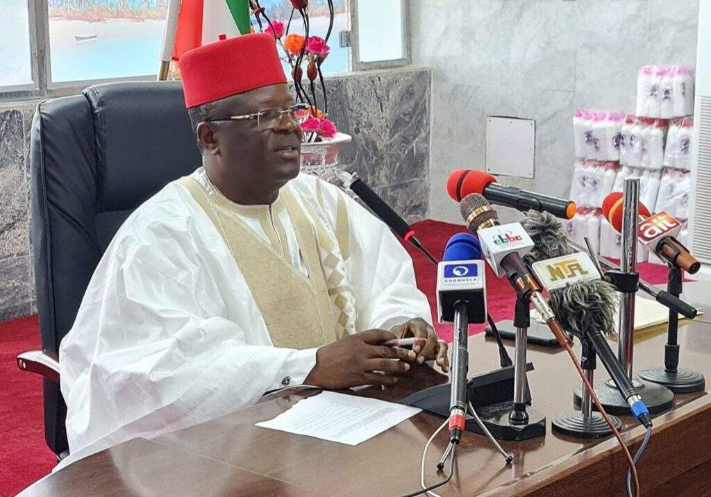 19944 umahi bows to pressure disbands ebubeagu in ebonyi 19944 umahi bows to pressure disbands ebubeagu in ebonyi