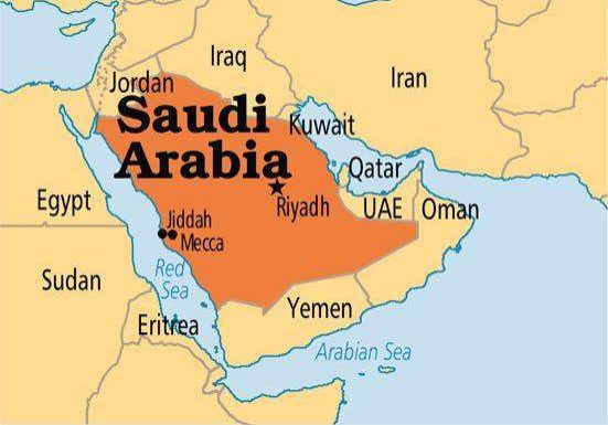 20080 Map of Saudi Arabia