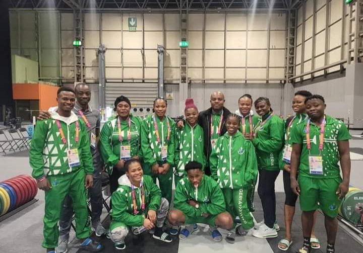2024 ASWC Nigeria weight lifters officials arrive in Egypt 2024 ASWC Nigeria weight lifters officials arrive in Egypt
