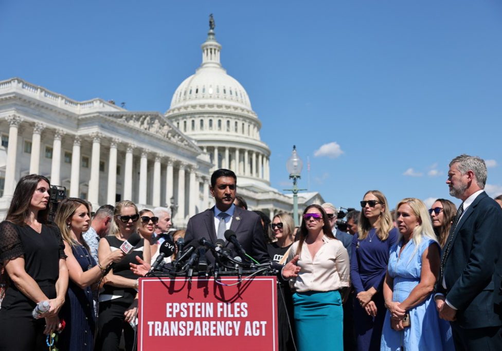 U.S. Representative Ro Khana speaks during a press conference to discuss the Epstein Files Transparency bill, directing the release of the remaining files related to the investigations into Jeffrey Epstein and Ghislaine Maxwell, on Capitol Hill in Washington, D.C., U.S., September 3, 2025. REUTERS/Jonathan Ernst