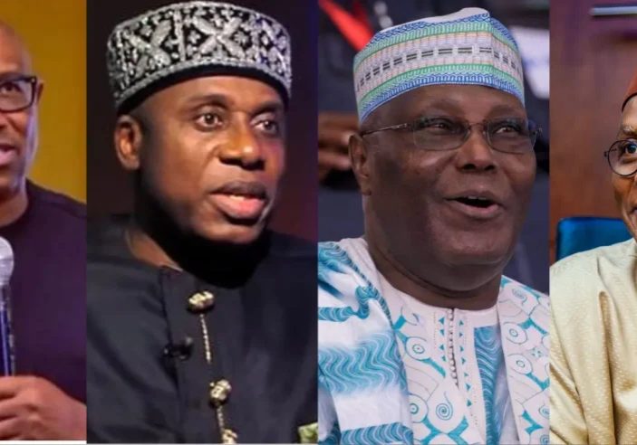 2027: APC frets as Atiku, Obi, Amaechi, El-rufai, others unite against Tinubu