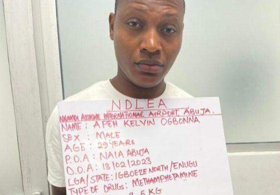 20462 ndlea intercepts europe bound 58kg cocaine meth at lagos abuja airports