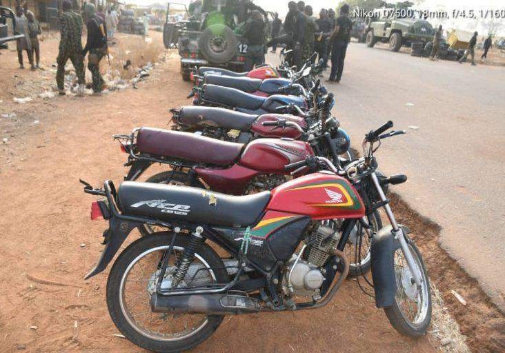 21409 nigerian troops kill 5 bandits recover 10 motorcycles in kaduna 21409 nigerian troops kill 5 bandits recover 10 motorcycles in kaduna