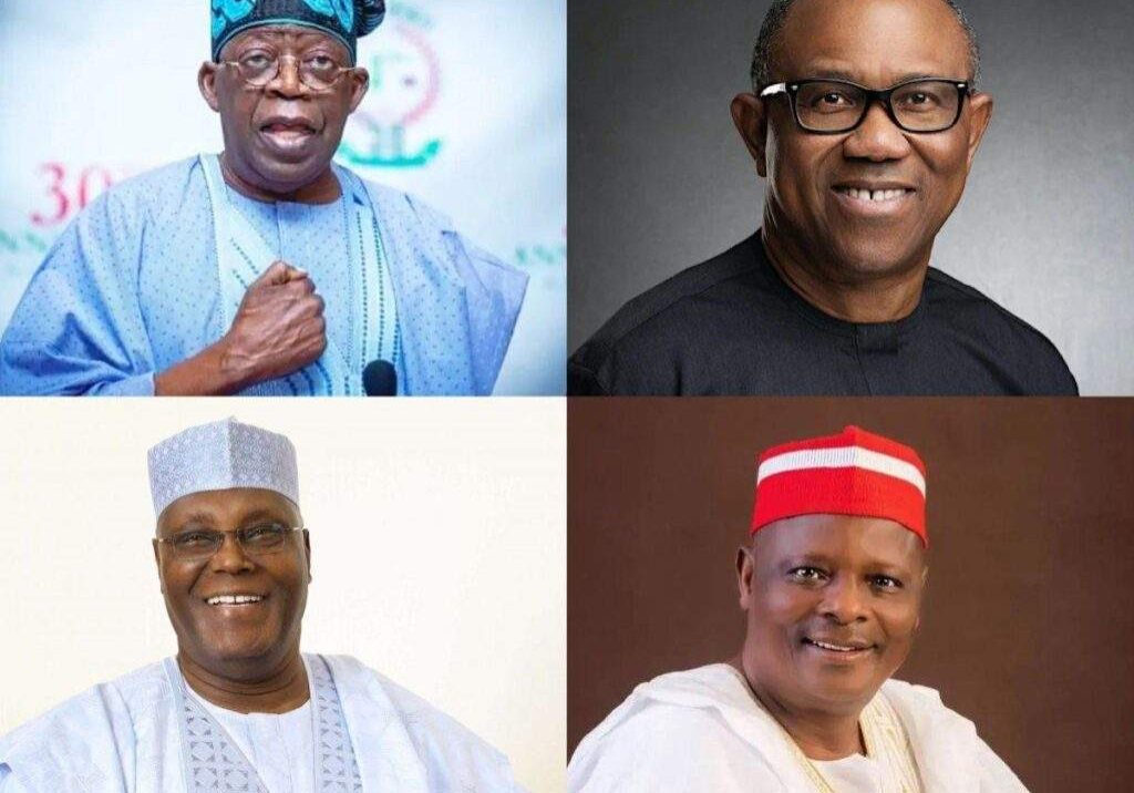 21539 2023 how tinubu obi atiku kwankwaso stand ahead of election
