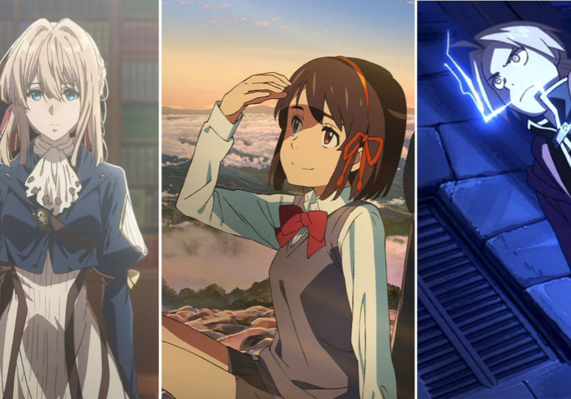 Violet Evergarden, Your Name, Fullmetal Alchemist: Brotherhood