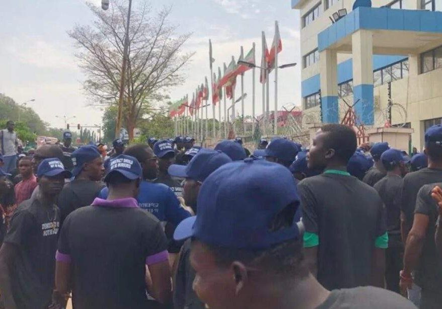 25267 tinubus victory atiku okowa ayu others lead protest to inec headquarters abuja video 25267 tinubus victory atiku okowa ayu others lead protest to inec headquarters abuja video