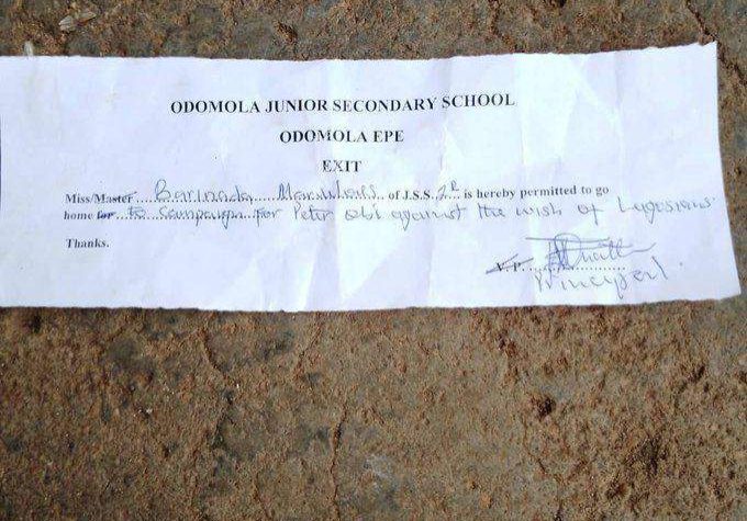 30016 election poster lagos summons principal for allegedly punishing pupil 30016 election poster lagos summons principal for allegedly punishing pupil