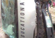 30353 children injured as school bus summersaults in lagos