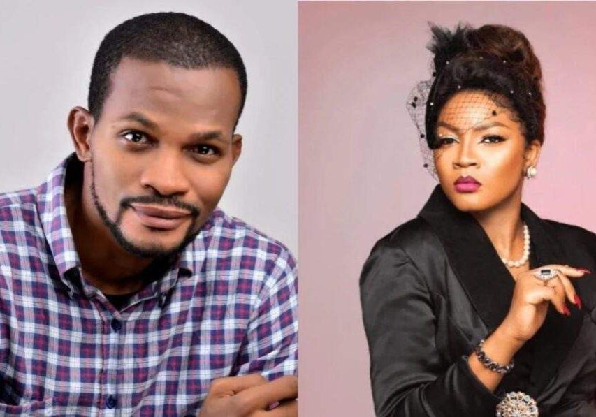 34343 uche maduagwu slams actress omotola jalade over her bedroom photo with hubby