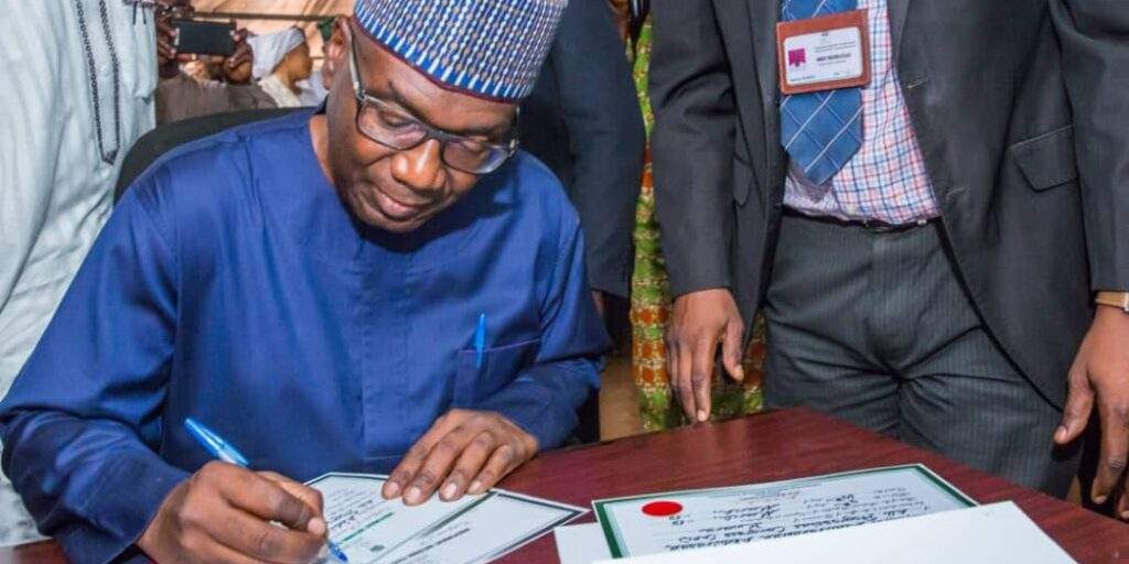 36631 kwara inec presents certificate of return to abdulrazaq 24 others