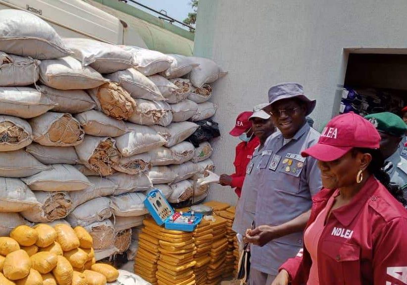 41529 ogun customs intercept 21 trucks of smuggled rice n98m cannabis