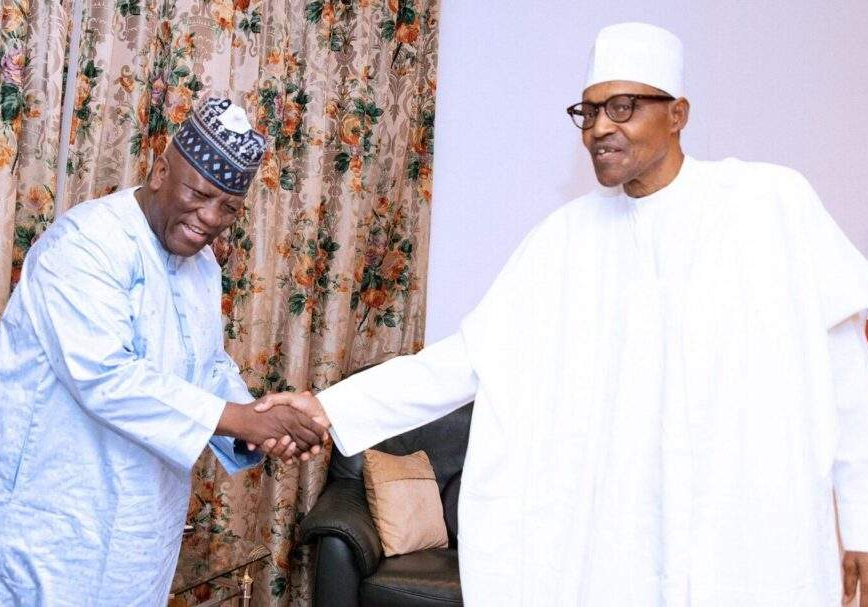 55223 yari meets buhari says north deserves senate presidency