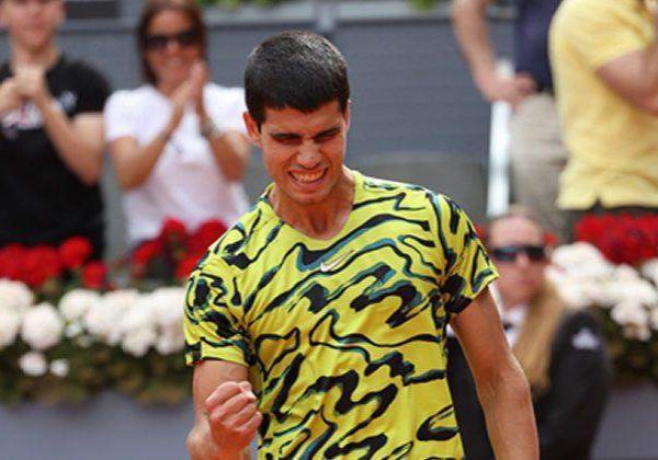 55962 alcaraz breezes into madrid open quarter finals medvedev out 55962 alcaraz breezes into madrid open quarter finals medvedev out