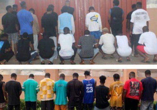 57009 efcc apprehends 34 suspected yahoo boys in delta community 57009 efcc apprehends 34 suspected yahoo boys in delta community