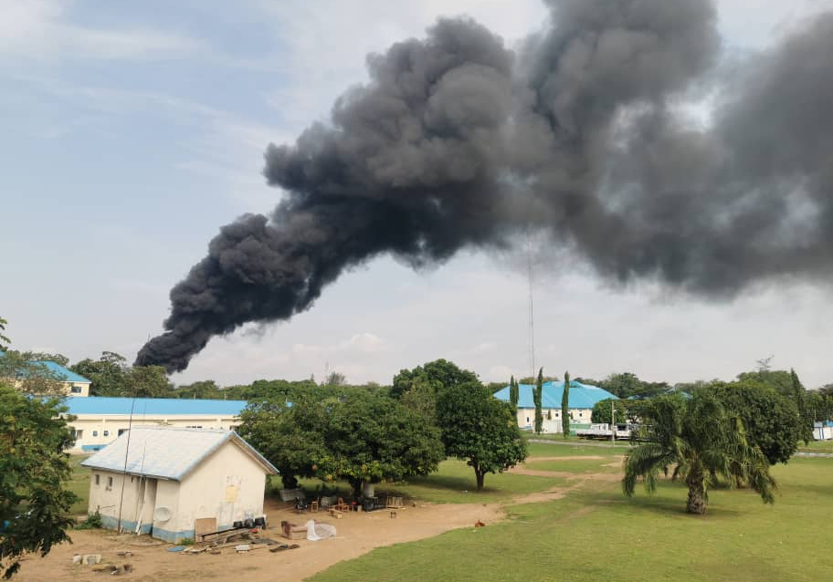 60161 inferno contained naf confirms fire incident at facility in abuja 60161 inferno contained naf confirms fire incident at facility in abuja