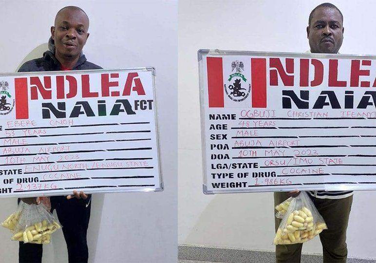 61125 two nigerian businessmen caught with 193 cocaine pellets at abuja airport 61125 two nigerian businessmen caught with 193 cocaine pellets at abuja airport