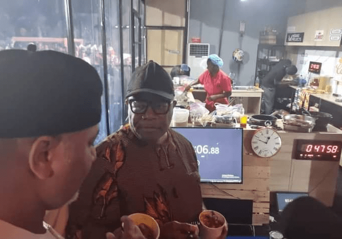 61402 senator akpabio celebrates hilda bacis record breaking achievement 61402 senator akpabio celebrates hilda bacis record breaking achievement