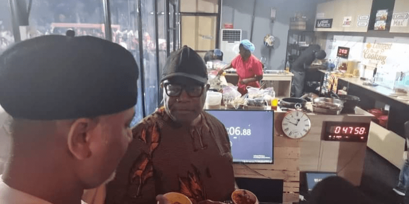 61402 senator akpabio celebrates hilda bacis record breaking achievement 61402 senator akpabio celebrates hilda bacis record breaking achievement