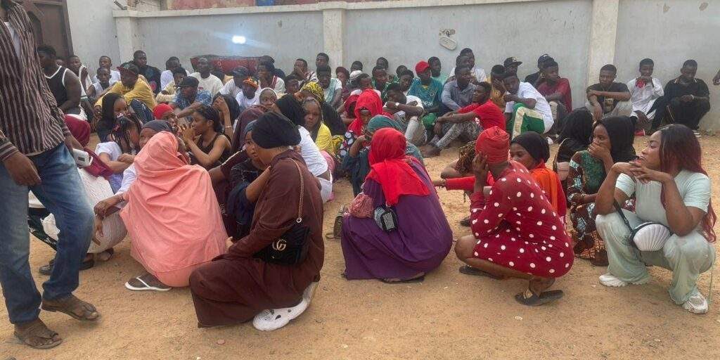 62029 ndlea busts 85 suspected drug offenders at kano nightclub 62029 ndlea busts 85 suspected drug offenders at kano nightclub