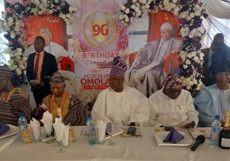 63895 olubara of ibara celebrates 90th birthday with obasanjo amosun daniel and oyinlola in attendance