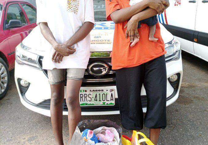67378 lagos police foil attempted sale of two month old baby