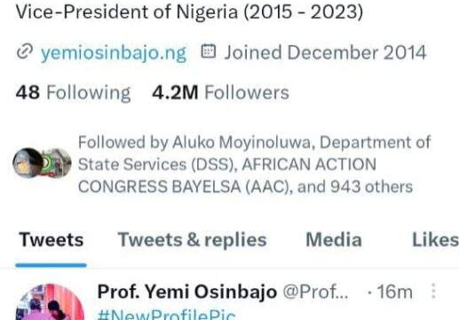 68074 former vp osinbajo loses twitter verification ahead of inauguration 2023