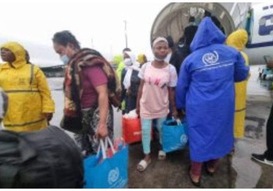70839 nema receives 108 nigerian returnees from libya
