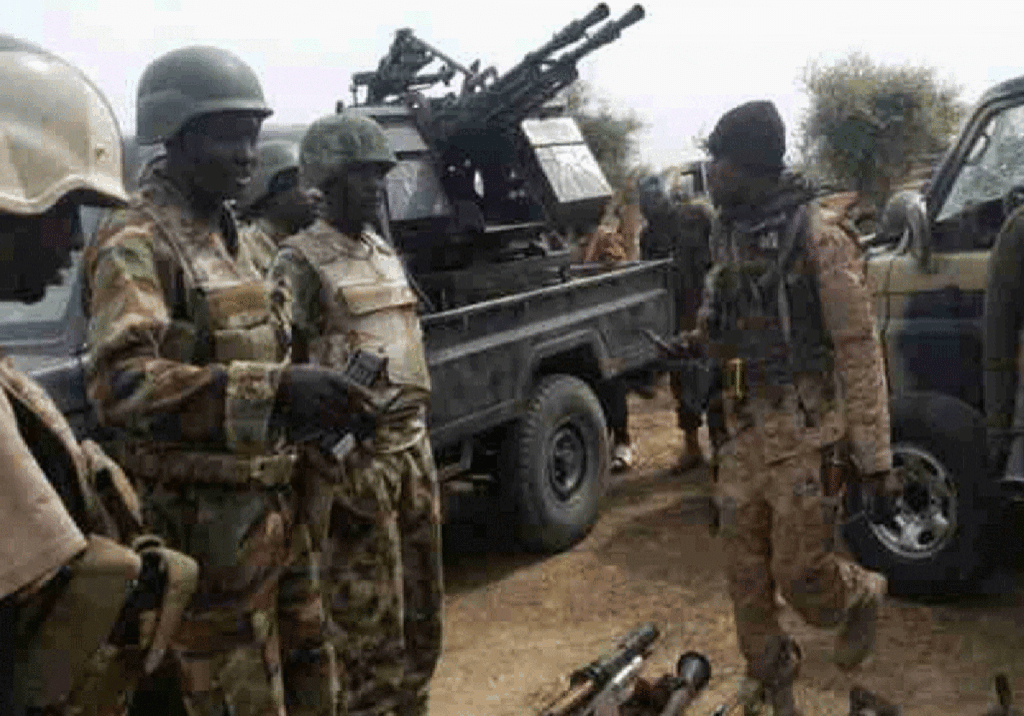 73664 nigerian troops take down 42 bandits and apprehend 96 others in north central and north west