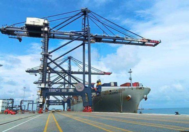 76633 lekki port welcomes first transshipment vessel boosting nigerias maritime industry 76633 lekki port welcomes first transshipment vessel boosting nigerias maritime industry