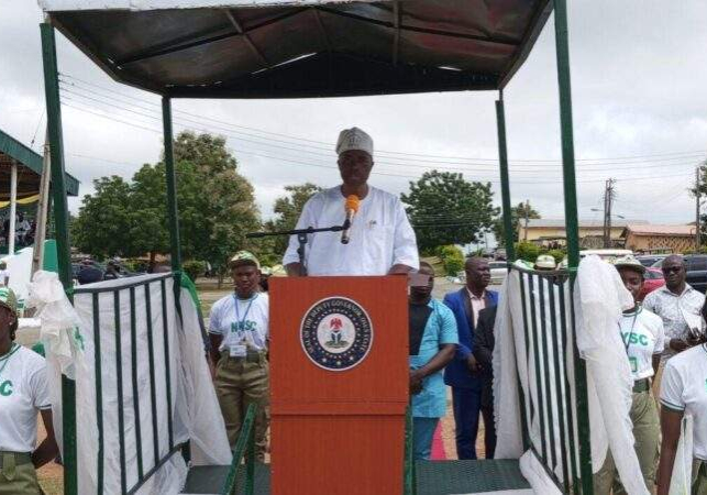 82512 see nysc as your call to service osun gov adeleke to corps members