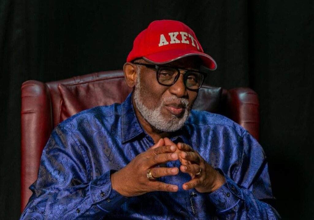 8561 my illness not life threatening akeredolu debunks rumours over health status