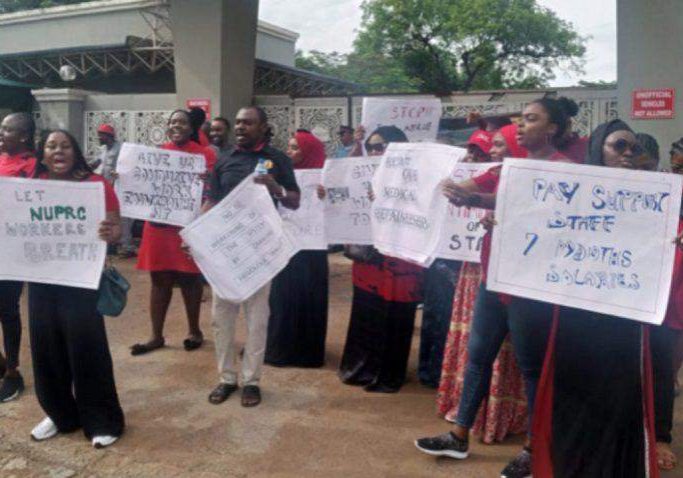 89160 despite protest by aggrieved staff nuprc boss denies owing salaries 89160 despite protest by aggrieved staff nuprc boss denies owing salaries