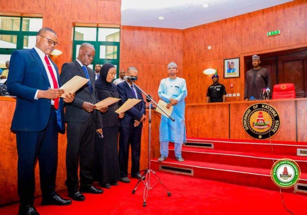 93811 katsina governor inaugurates four new judges in a bid to strengthen the states judicial system