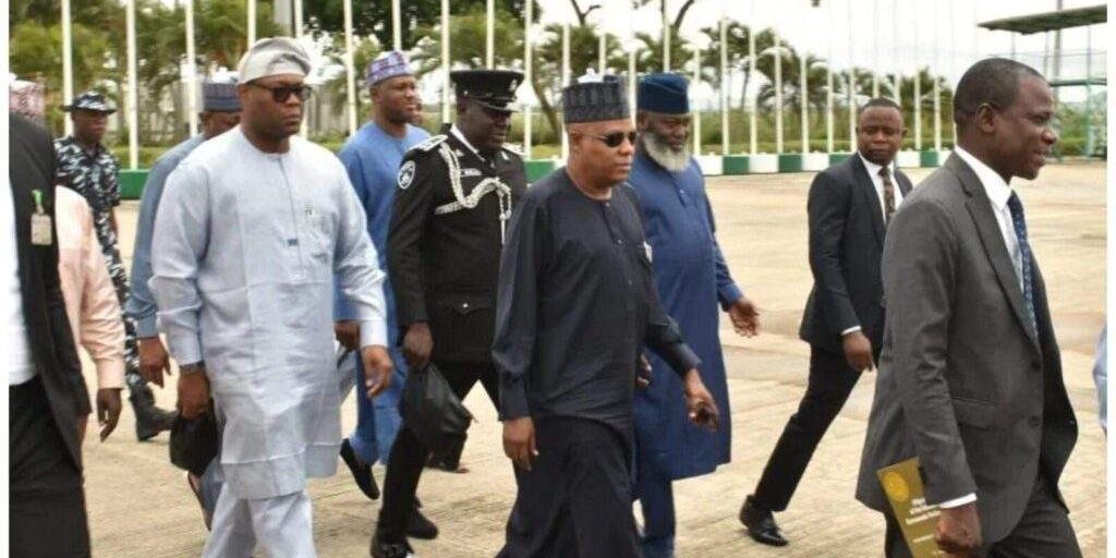 96094 shettima embarks on journey to south africa to attend brics summit 96094 shettima embarks on journey to south africa to attend brics summit