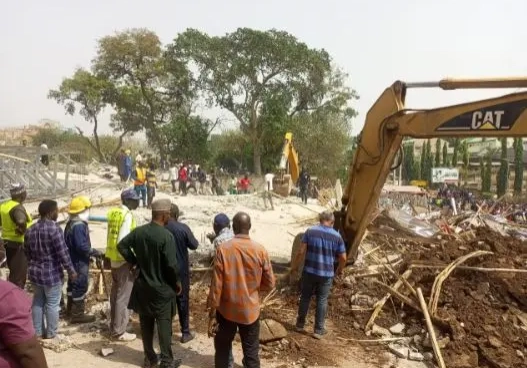 97204 two storey building collapses in abuja 37 people rescued 2 fatalities