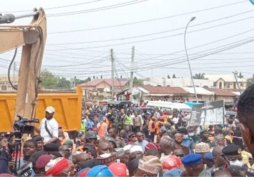 97237 wike visits site of collapsed building in abuja vows to demolish unauthorized structures