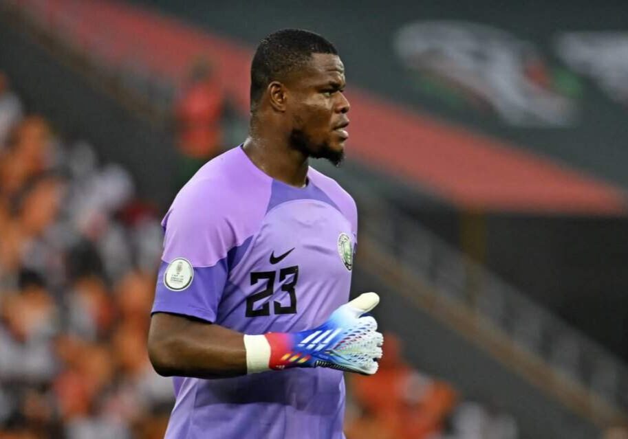 AFCON Super Eagles goalkeeper Nwabali misses training ahead of Angola AFCON Super Eagles goalkeeper Nwabali misses training ahead of Angola
