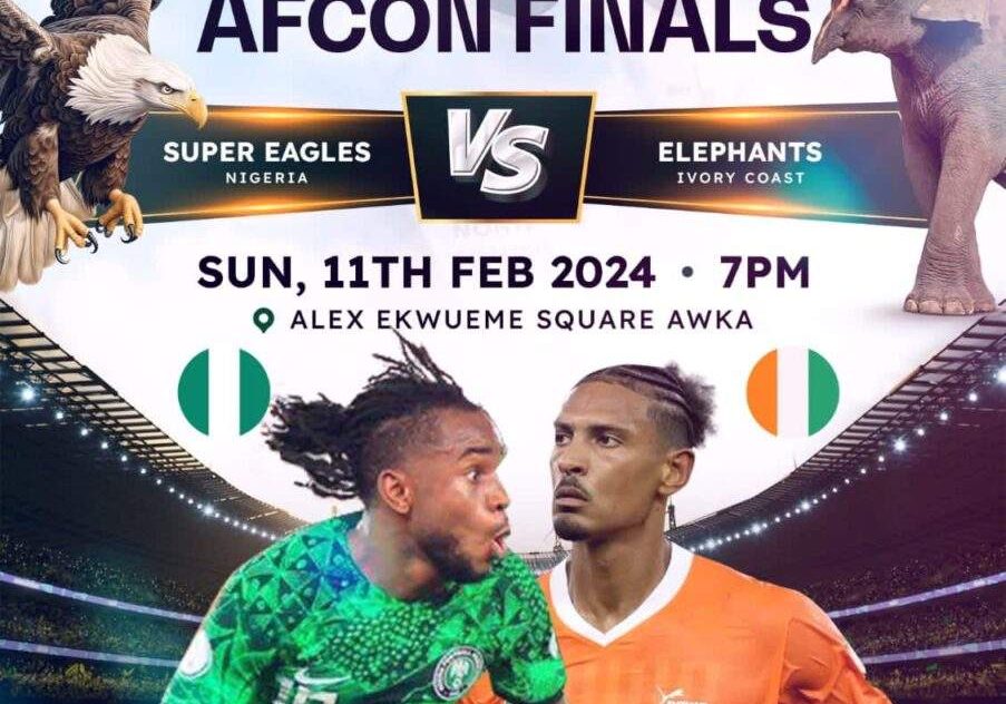 AFCON final Soludo sets up viewing centre in Anambra promises AFCON final Soludo sets up viewing centre in Anambra promises