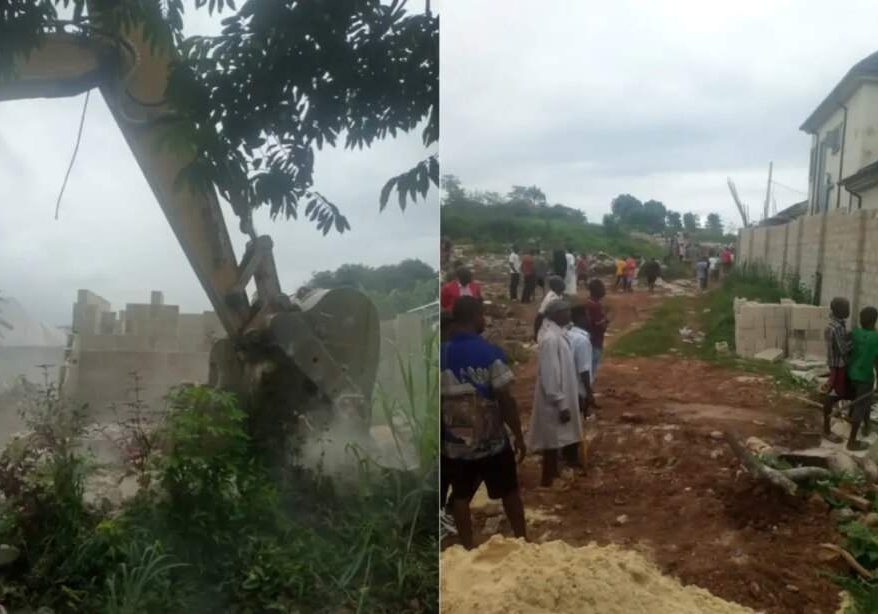 Abia State Government Demolishes Illegal Structures on Government College Land Abia State Government Demolishes Illegal Structures on Government College Land