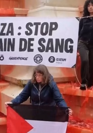 "Stop the bloodbath": activists in Paris call for end to war in Gaza