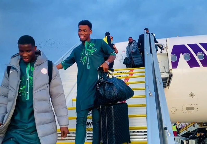 Super Eagles land in Fes for AFCON 2025