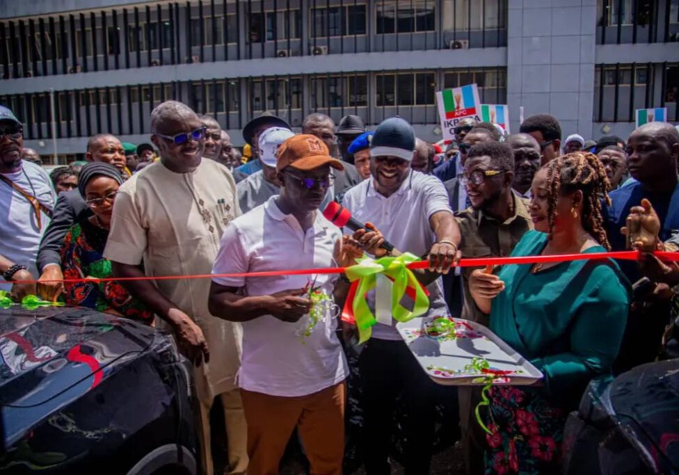 After defecting to APC, Edo acting LG chairmen get brand new SUVs from Okpebholo