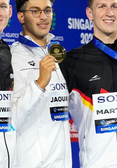 Tunisia's Ahmed Jaouadi triumphs in 800m freestyle at championships
