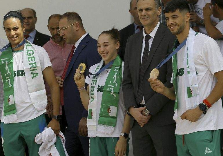 Algerian Olympic Hero Imane Khelif Welcomed Home Amid International Criticism Algerian Olympic Hero Imane Khelif Welcomed Home Amid International Criticism