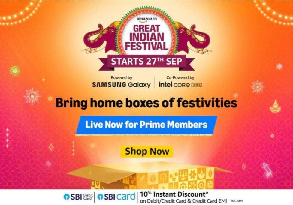 Amazon Great Indian Festival 2024 Huge Discounts on Smartphones Appliances