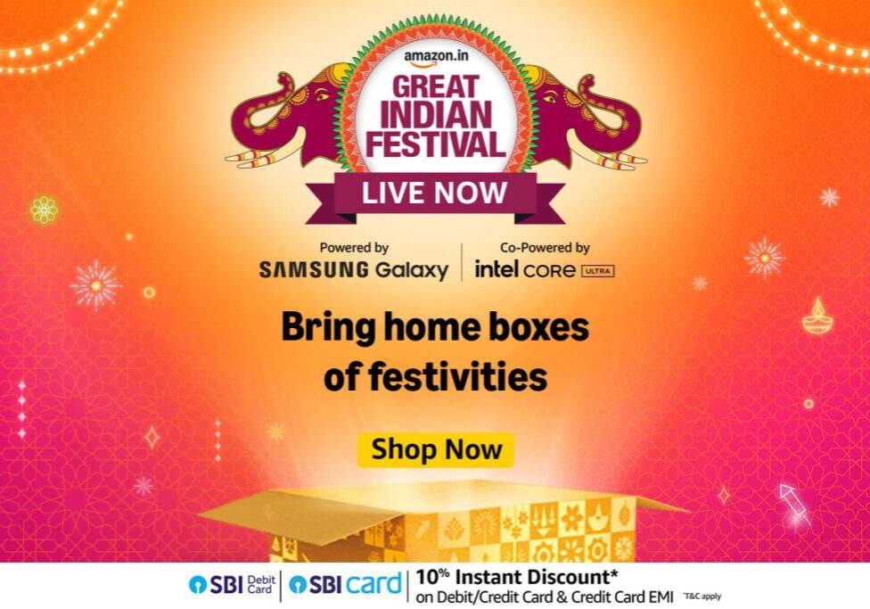 Amazon Great Indian Festival 2024 Live Deals on Smartphones Laptops