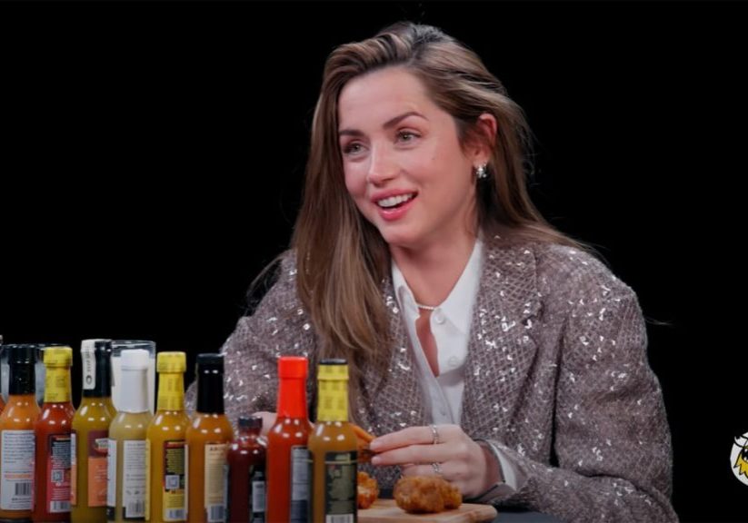 Ana de Armas' 'Hot Ones' is part giggling, part pain