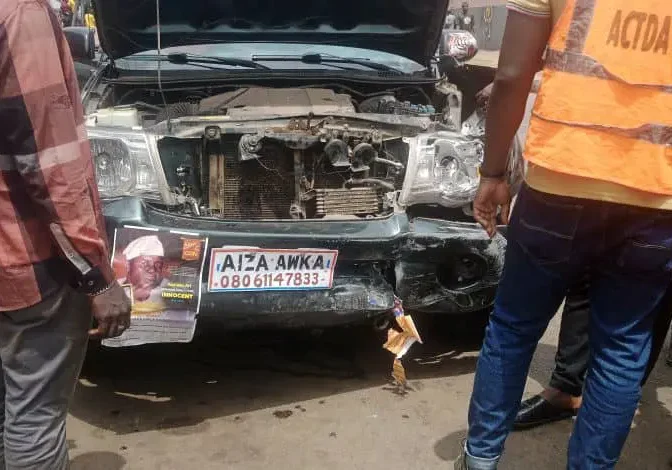 Awka Comic Character Aiza Nwosu Involved in Accident at Aroma Awka Comic Character Aiza Nwosu Involved in Accident at Aroma